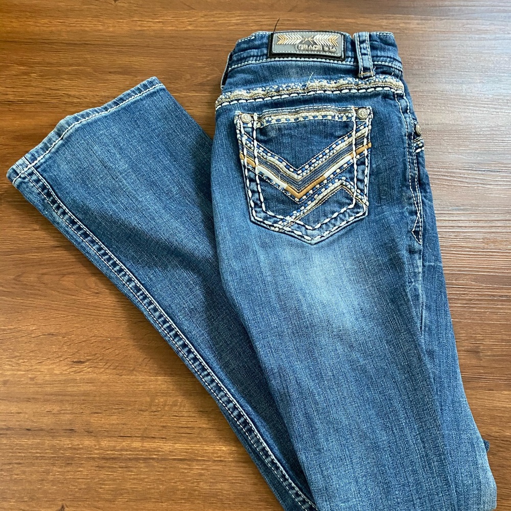 GRACE in LA bootcut jeans